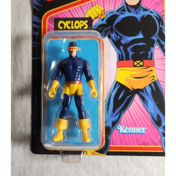 Marvel Legends Retro X-Men Cyclops 3.75" Action Figure Kenner 2021 New Sealed - Picture 2 of 3